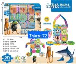 Đồ chơi - Lắp ghép hoạt tiết hoạt hình (Kiện 72 cái) - Ảnh 2