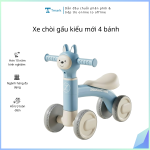 Đồ chơi: Xe chòi chân cho bé, có 4 bánh chất liệu: nhựa + sắt, có nhạc, dùng pin, chiều cao yên 34cm.Model: 6688. Mới 100%