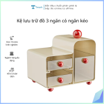 Hộp đựng đồ đa năng dùng đựng đồ mỹ phẩm để bàn, dùng trong gia đình, không chứa đựng thực phẩm. Chất liệu nhựa PVC. KT: (25*18*10)cm+-10%.NSX: ShenZhenCo.,Ltd. Không có tên thương hiệu.Mới100%