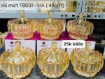 Hũ mứt thuỷ tinh TB031 vàng ( Kiện 48 cái) - Ảnh 2