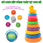 Đồ chơi - Xếp vòng tháp vịt cho bé (Kiện 120 cái) - Ảnh 2