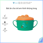 Bát ăn cho trẻ em hình khủng long Elmich Babycare EL-0008KL (Kiện 100c)