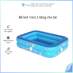 Bể bơi 1m2 2 tầng cho bé (Kiện 32 cái)