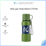 Bình giữ nhiệt 600ml CTT078 (Kiện 50 cái)