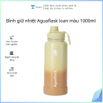 Bình giữ nhiệt Aguaflask loan màu 1000ml Tmark (Kiện 30 cái)
