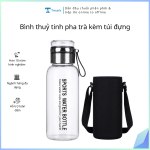 Bình thuỷ tinh pha trà kèm túi đựng ( Kiện 40 cái)