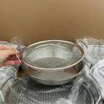 Bộ chảo kèm vỉ inox 22cm (Kiện 200 bộ)