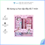 Bộ dụng cụ học tập đầy đủ 7 món (Kiện 160 bộ)