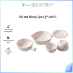 Bộ nơ hồng 5pcs JY-A016 ( kiện 10 bộ)