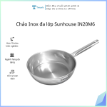 Chảo Inox đa lớp Sunhouse IN20M6