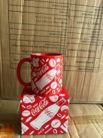 Cốc sứ đỏ có quai cầm họa tiết chữ Coca (Kiện 50 cái) - Ảnh 2