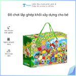 Đồ chơi lắp ghép khối xây dựng cho bé (Kiện 120 bộ)
