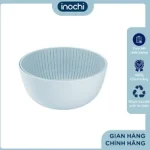 Bộ thau rổ đa năng Yoko 23 cm - Ghi sữa (Song ngữ)