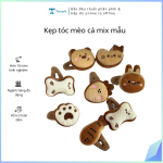 Kẹp tóc mèo cá mix mẫu (Kiện 50 cái)
