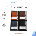 VPP - Set sổ 25-004 kèm bút ký (Kiện 48 set)