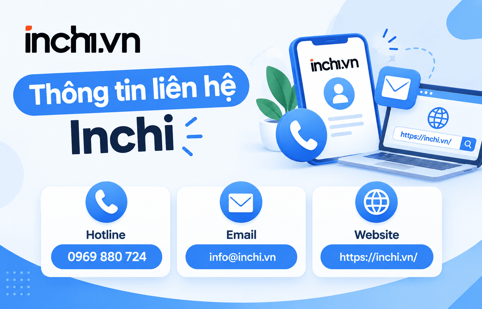 thông tin liên hệ inchi