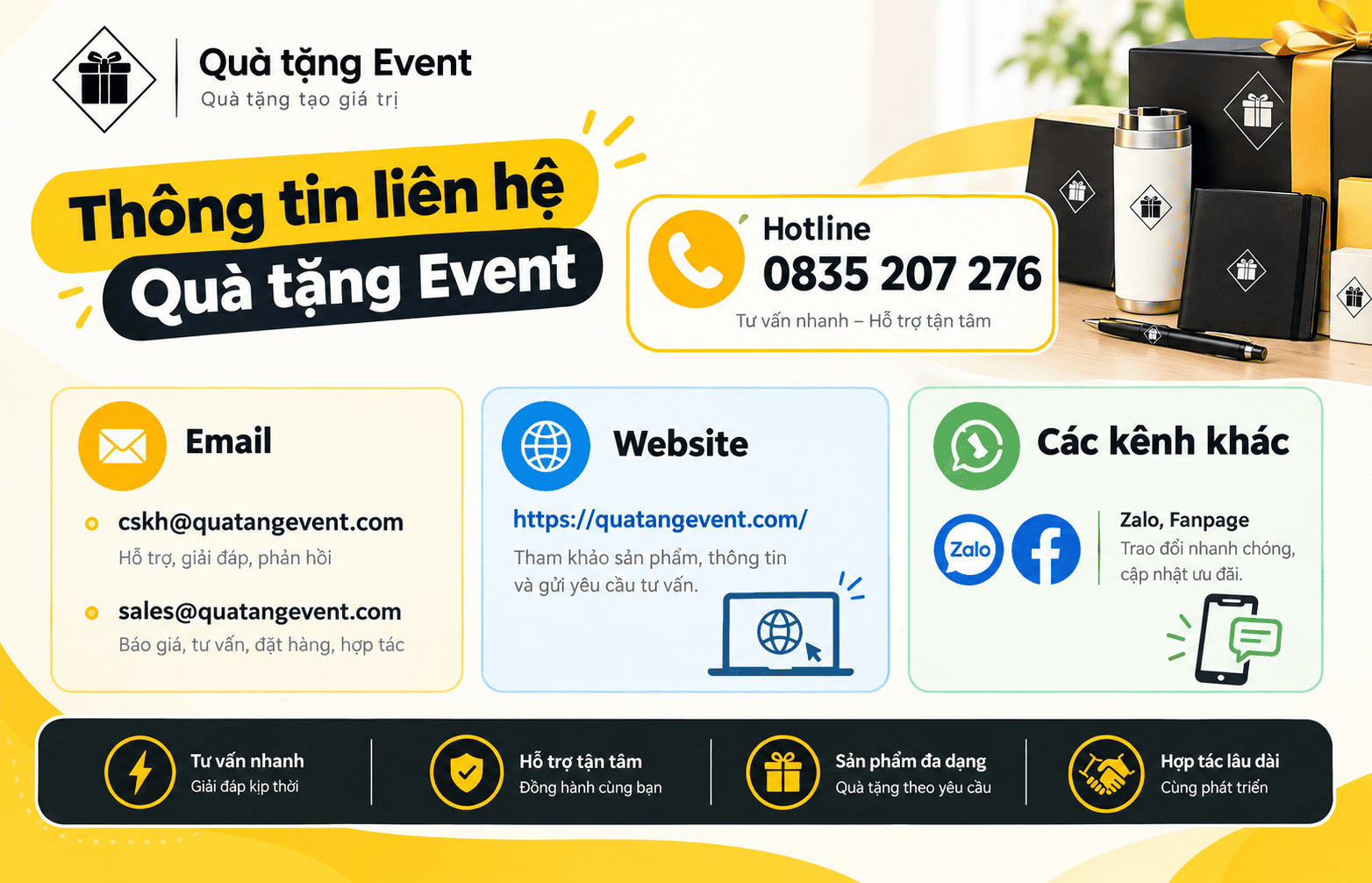 Hotline Quà tặng Event