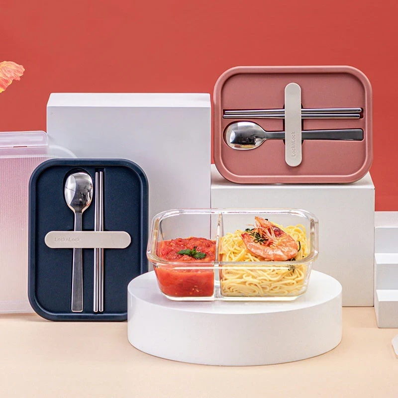 [Quà tặng không bán] LLG991CLNVY HỘP CƠM THỦY TINH 930ML CN 8 - Ảnh 1