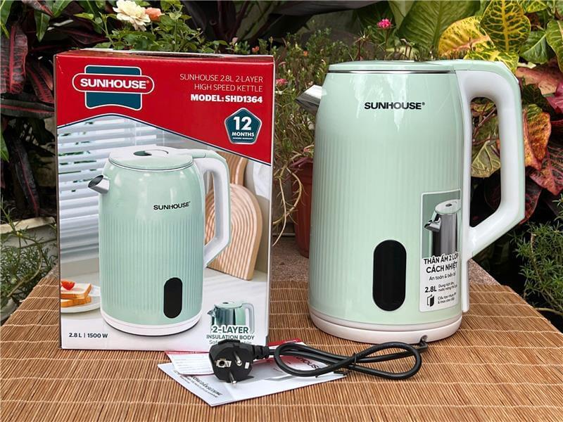 Ấm siêu tốc Sunhouse 2.8L (Kiện 20 cái) - Ảnh 1